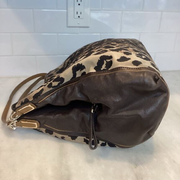 Coach Madison Ocelot Animal Print Phoebe Shoulder Bag - Picture 9 of 15